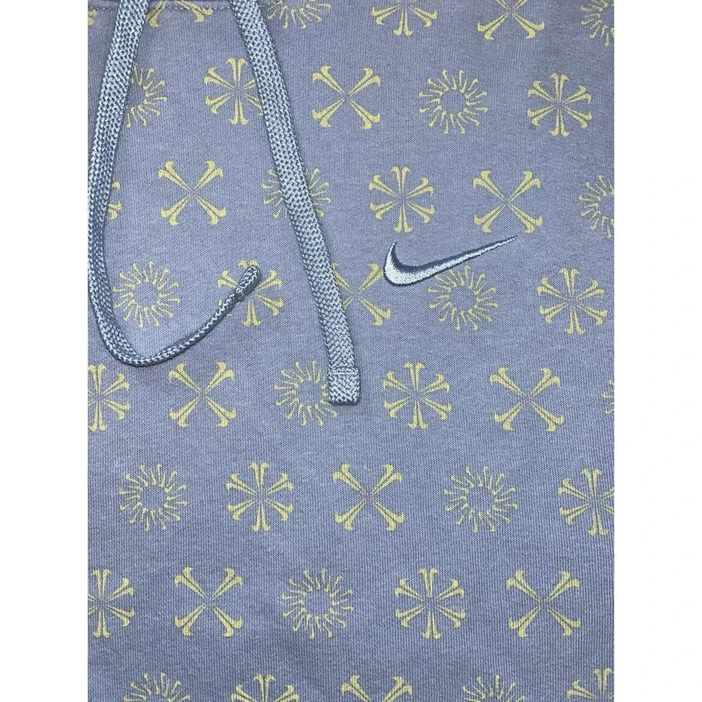 Nike FJ1635 Sportswear Club Fleece Monogram Hoodie Men's S Cobalt Light‎ Blue
